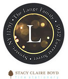 Stacy Claire Boyd Return Address Label/Sticky - Happiest New Year (Holiday)