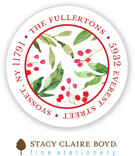 Stacy Claire Boyd Return Address Label/Sticky - Lovely Christmas (Holiday)