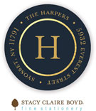 Stacy Claire Boyd Return Address Label/Sticky - Elegant Joy (Holiday)