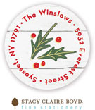 Return Address Label/Sticky by Stacy Claire Boyd - Christmas Joy (Holiday)