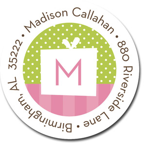 Stacy Claire Boyd Return Address Label/Sticky - You're Invited-Pink Stacy Claire Boyd Return Address Label/Sticky - You're Invited-Pink