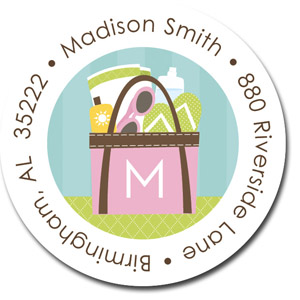 Stacy Claire Boyd Return Address Label/Sticky - Fun In The Sun
