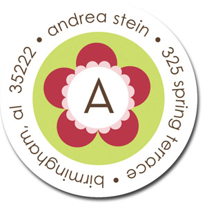Stacy Claire Boyd Return Address Label/Sticky - Party Petals Stacy Claire Boyd Return Address Label/Sticky - Party Petals