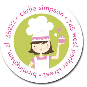 Stacy Claire Boyd Return Address Label/Sticky - Little Chef
