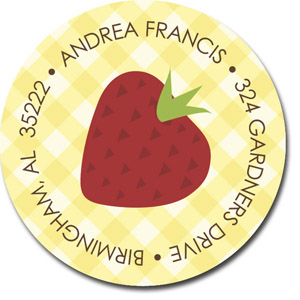 Stacy Claire Boyd Return Address Label/Sticky - Eat Cake-Pink Stacy Claire Boyd Return Address Label/Sticky - Eat Cake-Pink