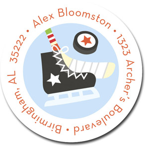 Return Address Label/Sticky by Stacy Claire Boyd - Hockey Star Return Address Label/Sticky by Stacy Claire Boyd - Hockey Star