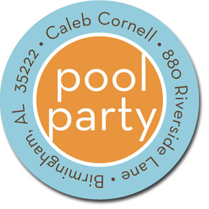 Stacy Claire Boyd Return Address Label/Sticky - Splash! Stacy Claire Boyd Return Address Label/Sticky - Splash!