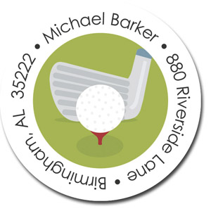 Stacy Claire Boyd Return Address Label/Sticky - Let's Play Golf Stacy Claire Boyd Return Address Label/Sticky - Let's Play Golf