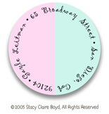 Stacy Claire Boyd Return Address Label/Sticky - Tiny Yoga Girl