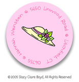 Stacy Claire Boyd Return Address Label/Sticky - Tiny Dress-up Fun