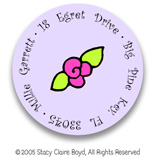 Stacy Claire Boyd Return Address Label/Sticky - Tiny Ballerina