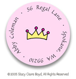 Stacy Claire Boyd Return Address Label/Sticky - Tiny Little Princess