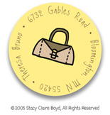 Stacy Claire Boyd Return Address Label/Sticky - Tiny Fashion Avenue