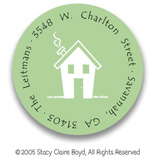 Stacy Claire Boyd Return Address Label/Sticky - Tiny Welcome Home