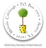 Stacy Claire Boyd Return Address Label/Sticky - Tiny Rosemary