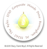 Stacy Claire Boyd Return Address Label/Sticky - Tiny Claire's Pears