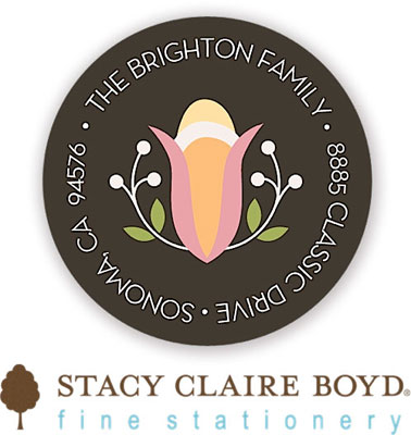 Stacy Claire Boyd Return Address Label/Sticky - Fairy Tale Wedding