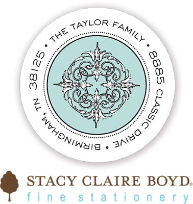 Stacy Claire Boyd Return Address Label/Sticky - Elegant Affair