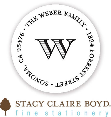 Stacy Claire Boyd Return Address Label/Sticky - Perfectly Scripted