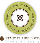 Stacy Claire Boyd Return Address Label/Sticky - Wedding Ring