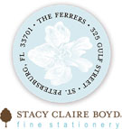 Stacy Claire Boyd Return Address Label/Sticky - Tropical Garden