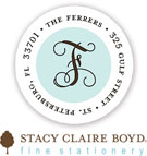 Stacy Claire Boyd Return Address Label/Sticky - Romantic Getaway