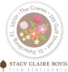 Stacy Claire Boyd Return Address Label/Sticky - Blissful Spring