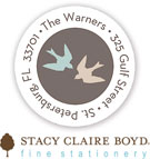 Stacy Claire Boyd Return Address Label/Sticky - Lovebirds