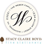 Return Address Label/Sticky by Stacy Claire Boyd - CalligraphyA