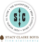 Stacy Claire Boyd Return Address Label/Sticky - Simply Said