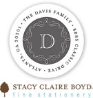 Stacy Claire Boyd Return Address Label/Sticky - Sophisticated Flourish