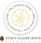 Stacy Claire Boyd Return Address Label/Sticky - By The Beach