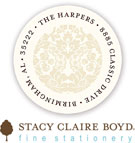 Stacy Claire Boyd Return Address Label/Sticky - Wedding Bliss