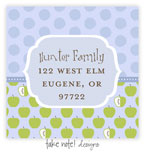 Take Note Designs - Address Labels (Green Apple and Blue)