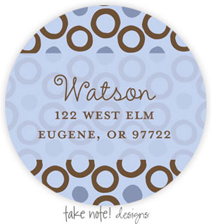 Take Note Designs - Address Labels (Modern Dots)