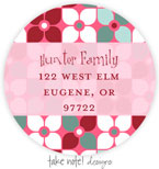 Take Note Designs - Address Labels (Red and Pool Floral)
