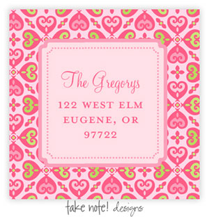 Take Note Designs - Address Labels (Hearts and Flowers) Take Note Designs - Address Labels (Hearts and Flowers)