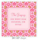 Take Note Designs - Address Labels (Hearts and Flowers)