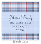 Take Note Designs - Address Labels (Primary Plaid)