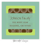 Take Note Designs - Address Labels (Brown Circles and Pool)