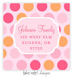 Take Note Designs - Address Labels (Sherbet Dots)