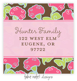 Take Note Designs - Address Labels (Posies Floral ) Take Note Designs - Address Labels (Posies Floral )