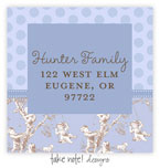Take Note Designs - Address Labels (Blue Toile)