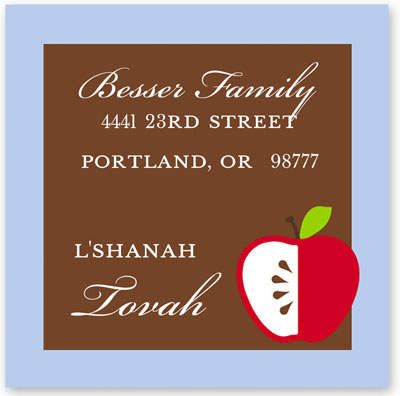 Take Note Designs - Address Labels (Large Apple - Jewish New Year)