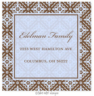 Take Note Designs - Address Labels (Pomegranate Blossom - Jewish New Year)