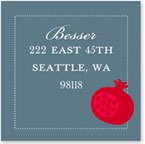 Take Note Designs - Address Labels (Pomegranate - Jewish New Year)