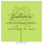 Take Note Designs - Address Labels (Green Tree - Jewish New Year)