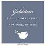 Take Note Designs - Address Labels (White Dove - Jewish New Year)