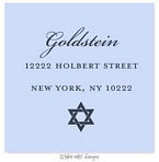 Take Note Designs - Address Labels (Star of David - Jewish New Year)