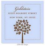 Take Note Designs - Address Labels (Single Brown Tree - Jewish New Year)
